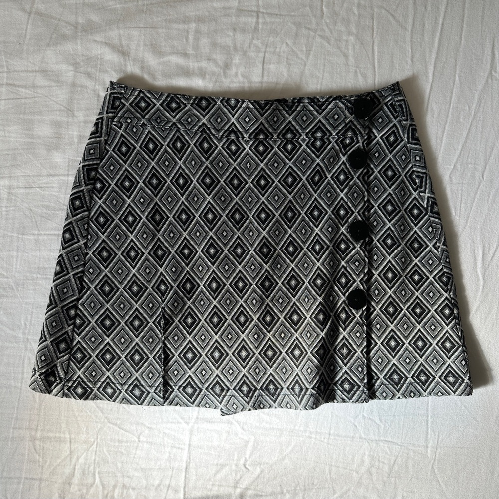 Vintage Express tricot wrap skirt